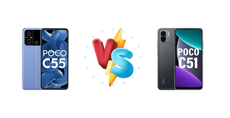 Xiaomi Poco C55 vs Xiaomi Poco C51