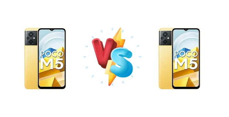 Xiaomi Poco M5 (India) vs Xiaomi Poco M5