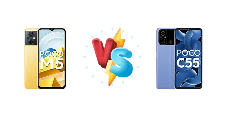 Xiaomi Poco M5 (India) vs Xiaomi Poco C55