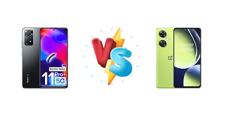 Xiaomi Redmi Note 11 Pro+ 5G (India) vs OnePlus Nord CE 3 Lite
