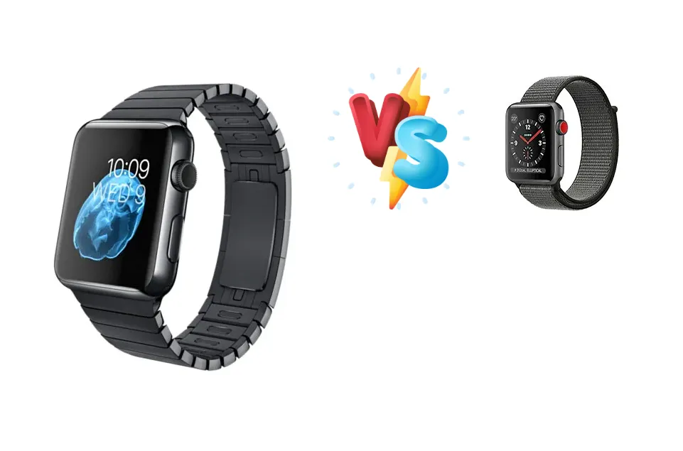 Apple Watch 42mm (1st gen) vs Apple Watch Series 3 Aluminum