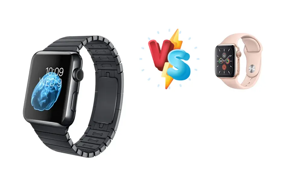 Apple Watch 42mm (1st gen) vs Apple Watch Series 5 Aluminum