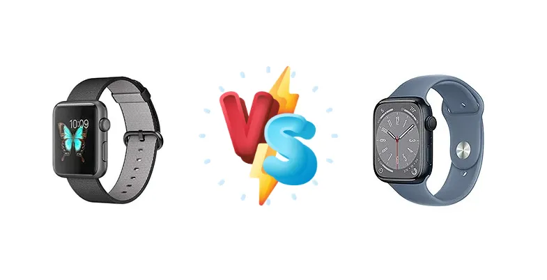 Apple Watch Sport 42mm (1st gen) vs Apple Watch Series 8 Aluminum