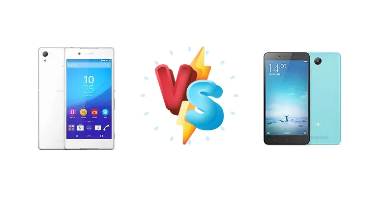 Sony Xperia Z3+ dual vs Xiaomi Redmi Note 2