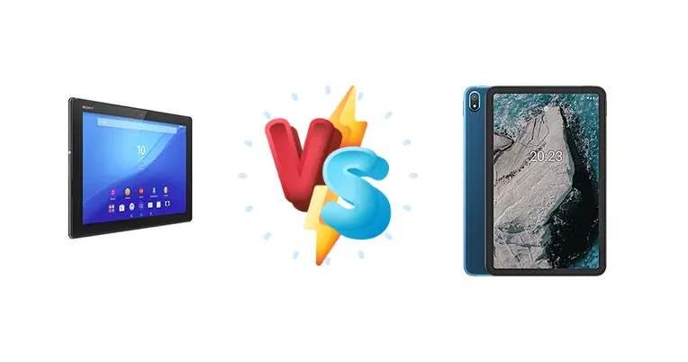 Sony Xperia Z4 Tablet LTE vs Nokia T20