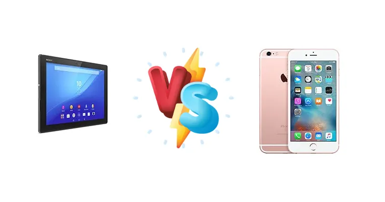 Sony Xperia Z4 Tablet LTE vs Apple iPhone 6s Plus