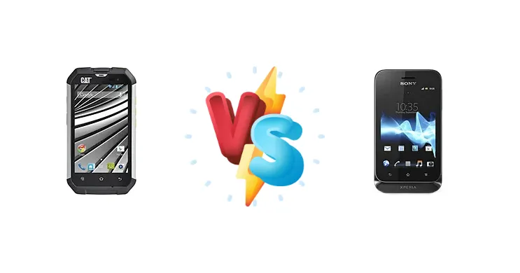 Cat B15 Q vs Sony Xperia tipo