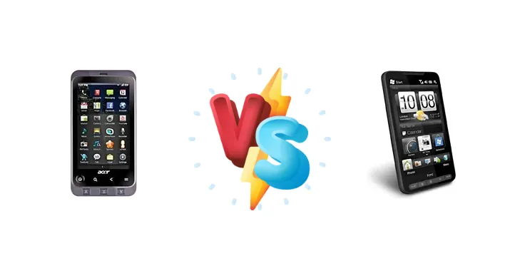 Acer Stream vs HTC HD2