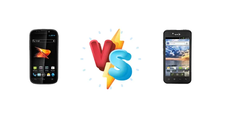 ZTE Warp Sequent vs LG Marquee LS855