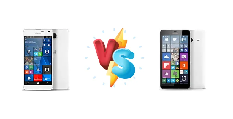 Microsoft Lumia 650 vs Microsoft Lumia 640 XL