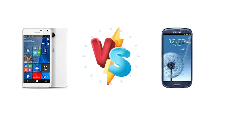 Microsoft Lumia 650 vs Samsung I9300 Galaxy S III