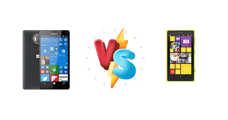 Microsoft Lumia 950 XL Dual SIM vs Nokia Lumia 1020