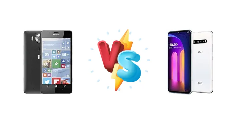 Microsoft Lumia 950 Dual SIM vs LG V60 ThinQ 5G UW