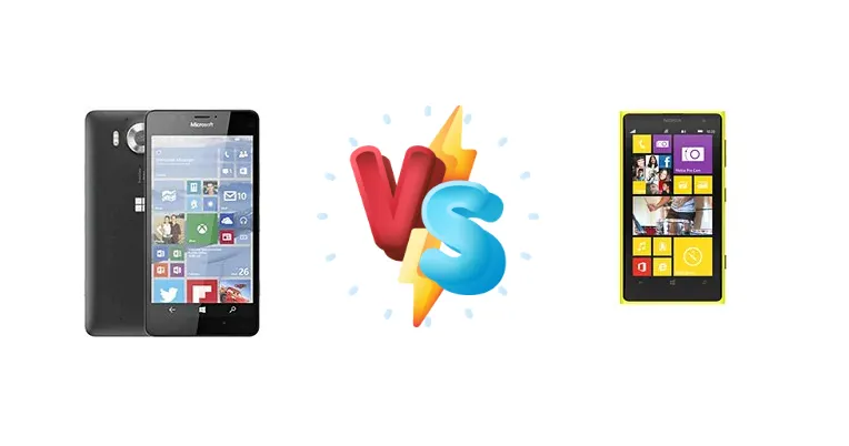 Microsoft Lumia 950 Dual SIM vs Nokia Lumia 1020