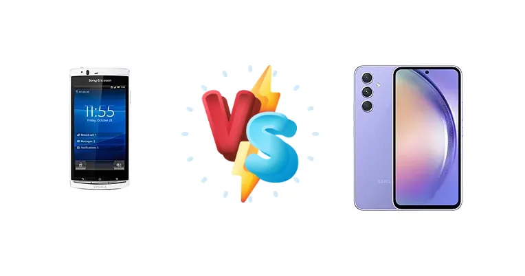 Sony Ericsson Xperia Arc S vs Samsung Galaxy A54