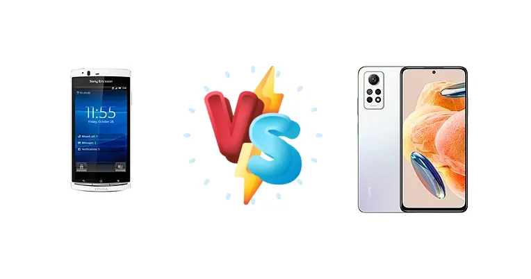 Sony Ericsson Xperia Arc S vs Xiaomi Redmi Note 12 Pro 4G