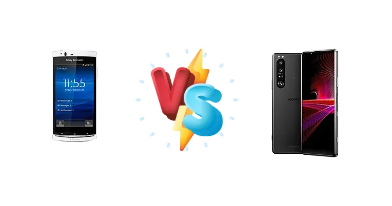 Sony Ericsson Xperia Arc S vs Sony Xperia 1 III