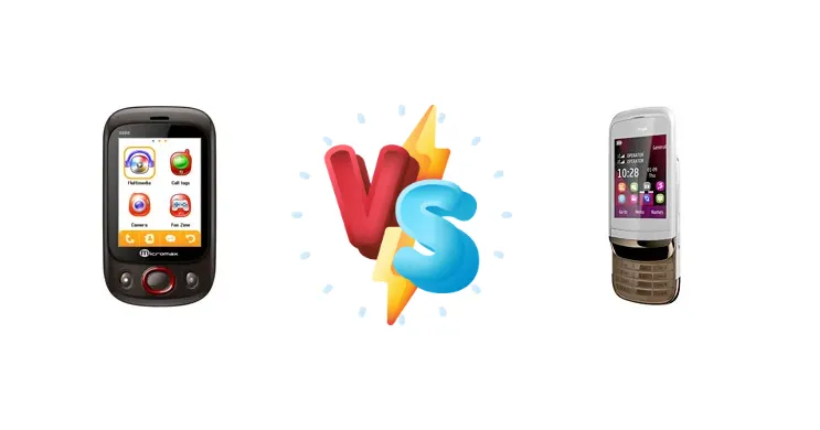 Micromax X222 vs Nokia C2-03