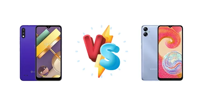 LG K22 vs Samsung Galaxy A04e