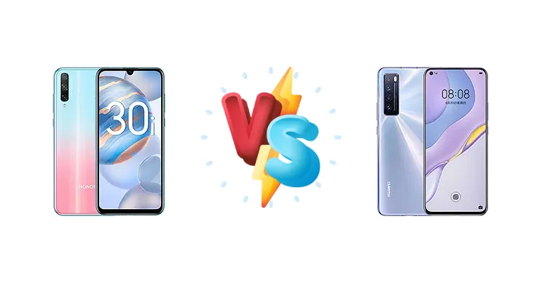 Honor 30i vs Huawei nova 7 5G