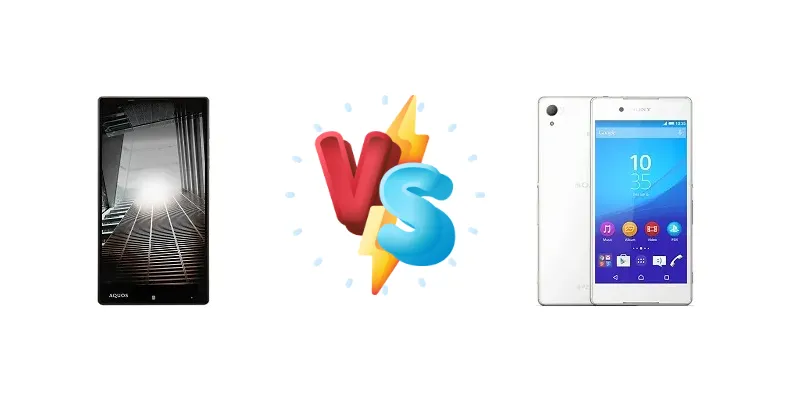 Sharp Aquos Xx vs Sony Xperia Z3+ dual
