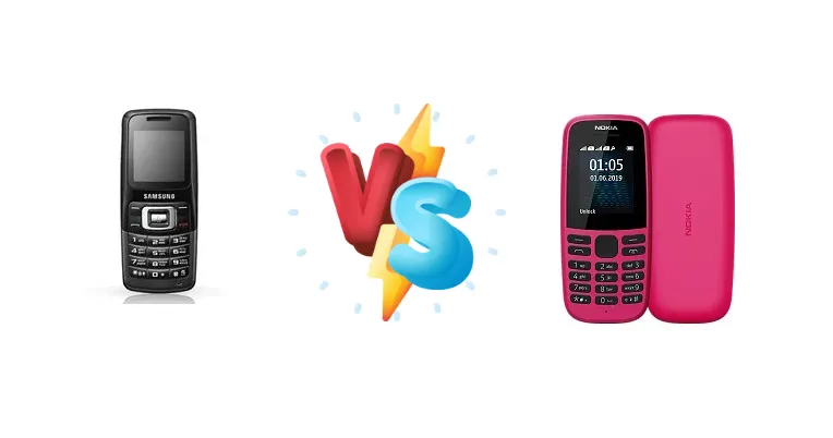Samsung B130 vs Nokia 105 (2019): Feature Showdown