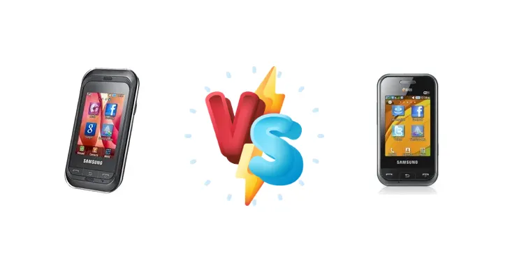 Samsung C3300K Champ vs Samsung E2652W Champ Duos