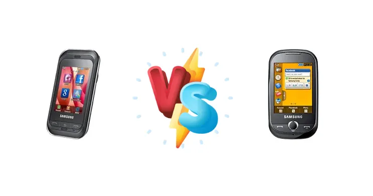 Samsung C3300K Champ vs Samsung S3650 Corby