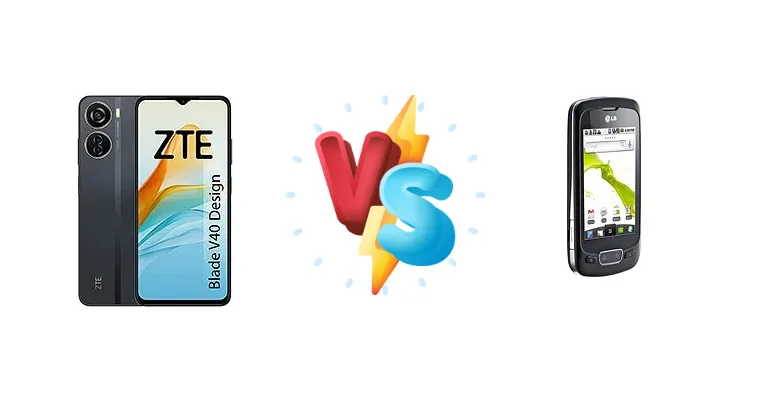 ZTE Blade V40 Design vs LG Optimus One P500