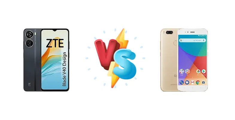 ZTE Blade V40 Design vs Xiaomi Mi A1 (Mi 5X)