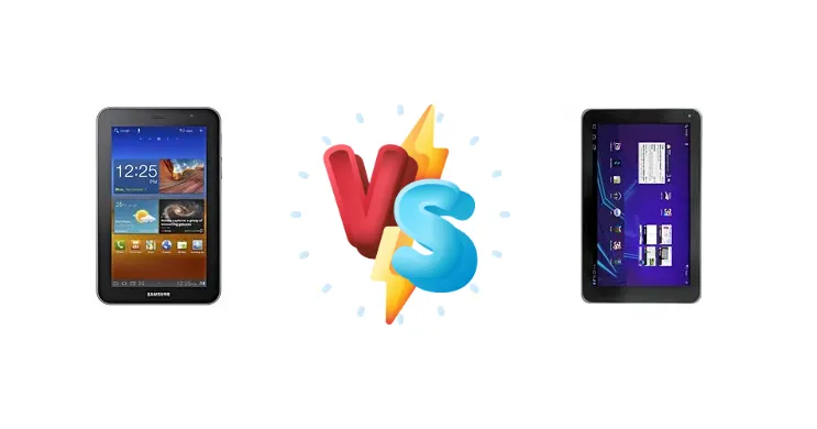 Samsung P6200 Galaxy Tab 7.0 Plus vs T-Mobile G-Slate