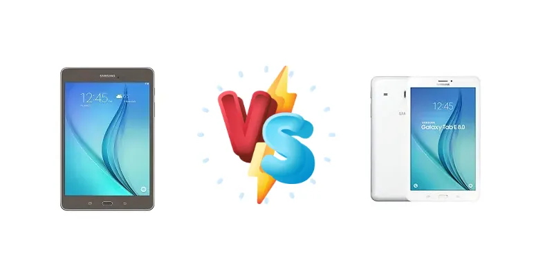 Samsung Galaxy Tab A 8.0 (2015) vs Samsung Galaxy Tab E 8.0