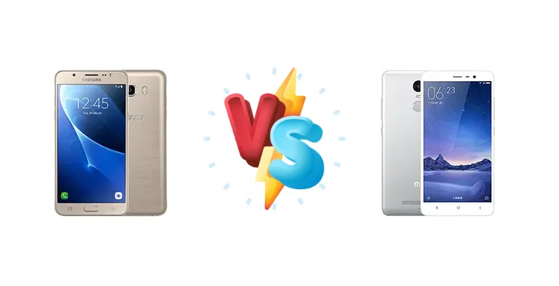 Samsung Galaxy J7 (2016) vs Xiaomi Redmi Note 3