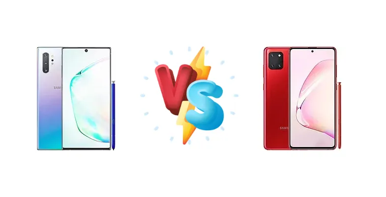 Samsung Galaxy Note10+ 5G vs Samsung Galaxy Note10 Lite