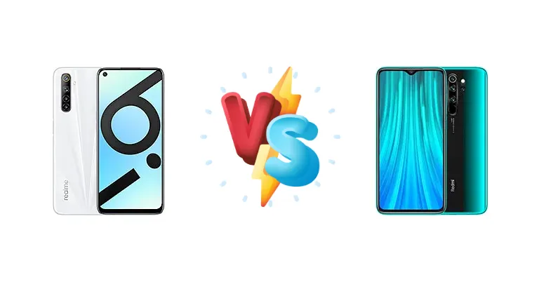 Realme 6i (India) vs Xiaomi Redmi Note 8 Pro