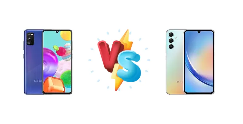 Samsung Galaxy A41 vs Samsung Galaxy A34