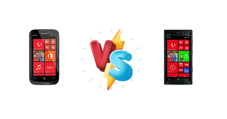 Nokia Lumia 822 vs Nokia Lumia 928