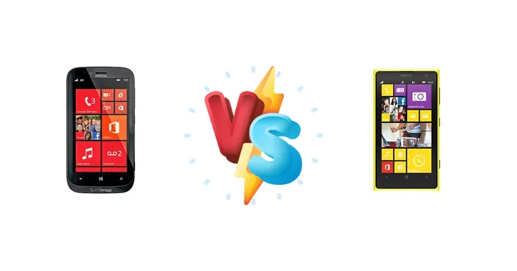 Nokia Lumia 822 vs Nokia Lumia 1020