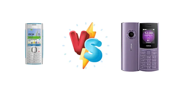 Nokia X2-00 vs Nokia 110 4G (2023)