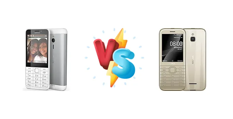 Nokia 230 Dual SIM vs Nokia 8000 4G