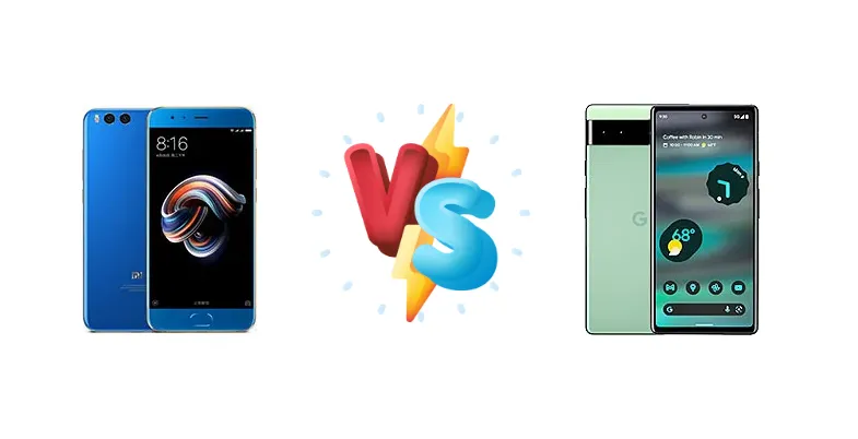 Xiaomi Mi Note 3 vs Google Pixel 6a