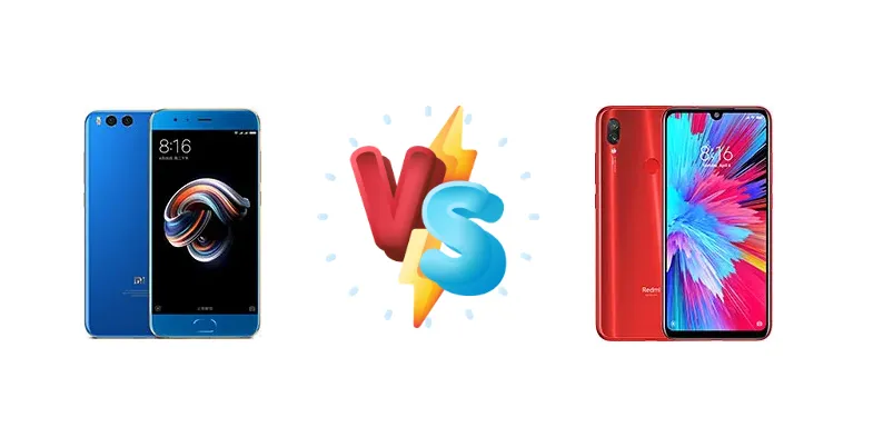Xiaomi Mi Note 3 vs Xiaomi Redmi Note 7S