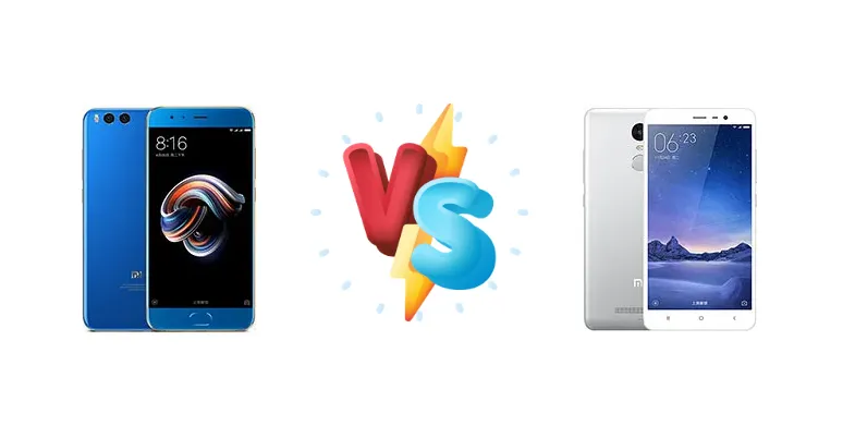 Xiaomi Mi Note 3 vs Xiaomi Redmi Note 3