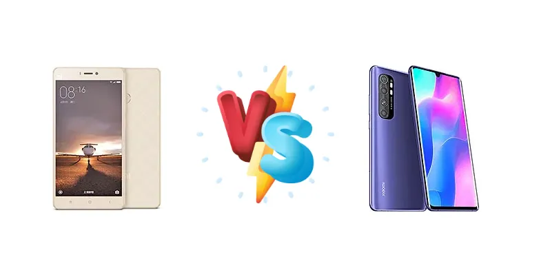 Xiaomi Mi 4s vs Xiaomi Mi Note 10 Lite