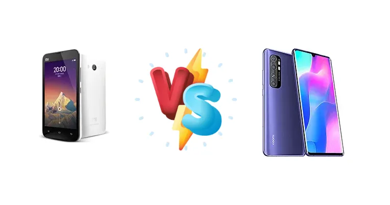 Xiaomi Mi 2S vs Xiaomi Mi Note 10 Lite