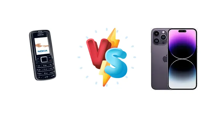 Nokia 3110 classic vs Apple iPhone 14 Pro Max
