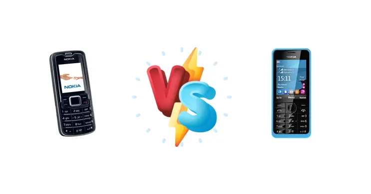 Nokia 3110 classic vs Nokia 301