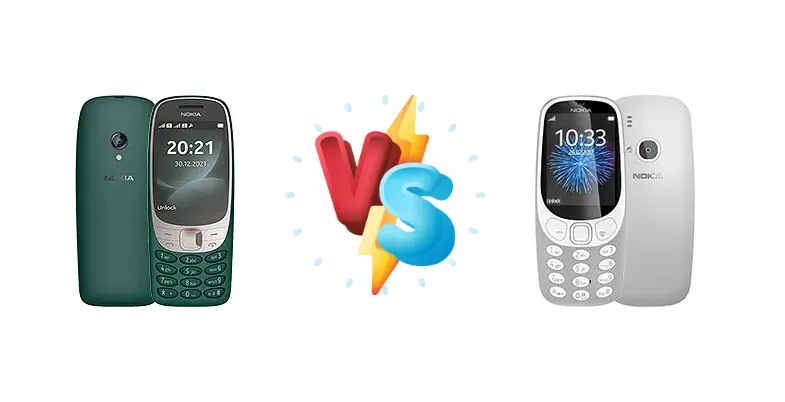 Nokia 6310 (2021) vs Nokia 3310 (2017)