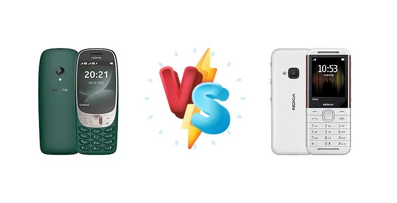 Nokia 6310 (2021) vs Nokia 5310 (2020)