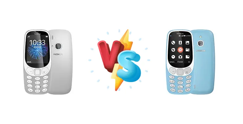 Nokia 3310 (2017) vs Nokia 3310 4G